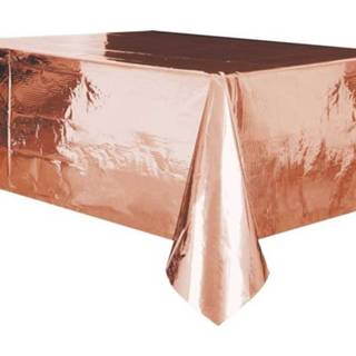👉 Gouden tafelkleed rose active tafelkleed/tafellaken 137 x 274 cm folie