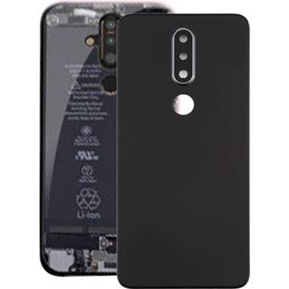 👉 Batterij zwart active achterkant met cameralens voor Nokia X6 (2018) / 6.1 Plus TA-1099 (zwart)