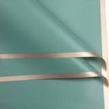👉 Inpakpapier jelly active feestelijke 2 zakken Phnom Penh Flower Matte Paper Boeket Film Waterproof Cadeaupapier 58x58cm, Kleur: Emerald