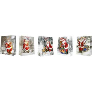 👉 Cadeautas active Cadeautasjes Santa Claus 5 stuks 4250007913575