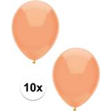 👉 Ballon active oranje Perzik metallic ballonnen 30 cm 10 stuks