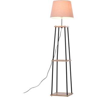 👉 Staande lamp active HOMCOM met plank, E27 stopcontact, 40 x 160 cm 4250871294541