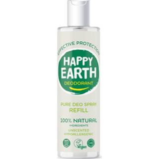 👉 Deodorant active Happy Earth Pure Spray Navulling Unscented 300 ml 8719324667326
