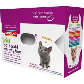 👉 Smolke Soft Paté Kattenvoer Multipack 16 x 80 gr