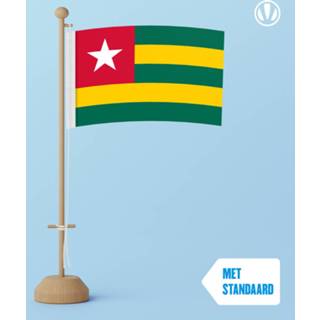 👉 Tafelvlag active Togo 10x15cm | met standaard 7424953052092
