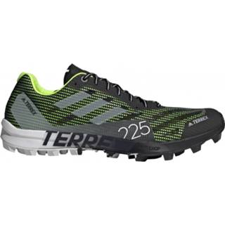 👉 Mannen grijs olijfgroen zwart Adidas - Terrex Speed Pro SG Trailrunningschoenen maat 9,5, zwart/grijs/olijfgroen 4064036780493