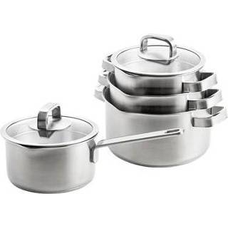 👉 Pannenset RVS zilver BK Simplicity 4-delig 8718311318340