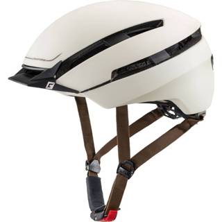 👉 Bike active Cratoni C-Loom Creme mat e helm - Fietshelm met achterlicht