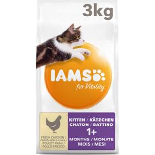 👉 Active Iams Kat Kitten/Junior Kip 3 kg 8710255150079