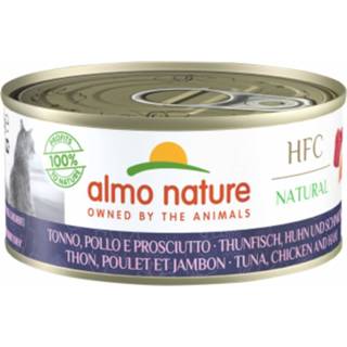 👉 Kattenvoer active 24x Almo Nature HFC Tonijn, Kip&Ham 150 gr