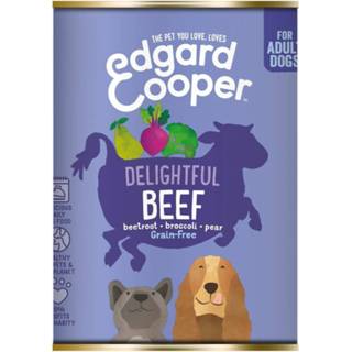 👉 6x Edgard&Cooper Blik Vers Vlees Rund 400 gr