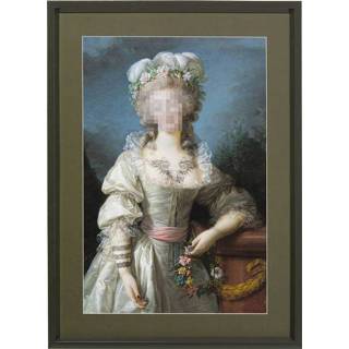 👉 Fotolijst blauw kunststof active Kare Picture Frame Incognito Countess 112x82cm 4025621514640