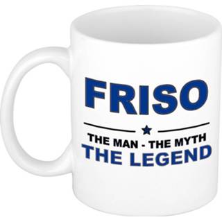 👉 Beker mannen Friso The man, myth legend cadeau koffie mok / thee 300 ml