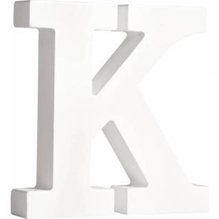 👉 Decoratie letter houten active K 11 cm