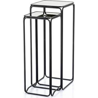 👉 Bijzettafel zwart metaal small active By Boo Set Olit 8719743437128