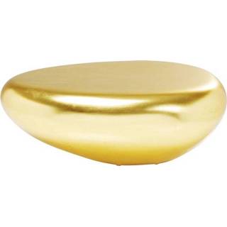 👉 Salontafel goud glasvezel active Kare Pebble Gold 4025621851196