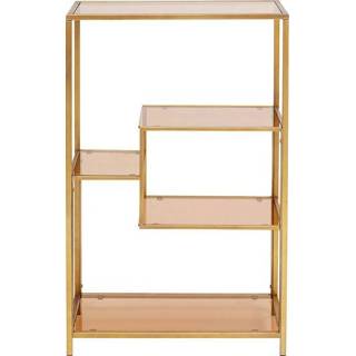 👉 Boekenkast goud metaal active Kare Loft Gold 100x60 cm 4025621854876