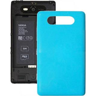 👉 Originele batterij achterkant behuizing + zijknop voor Nokia Lumia 820 (blauw)