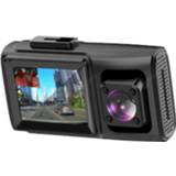 👉 Lens zwart 2 inch Hidden Driving Recorder HD Front and Internal Dual 1080P Infrared Night Vision WiFi Connection DVR