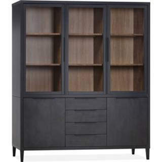 👉 Huiscollectie Vitrinekast 3GLZDRN+2DRN+4LDN Manilla