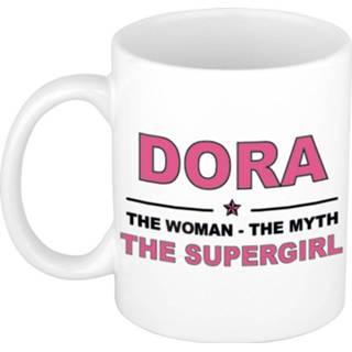 👉 Beker keramiek active vrouwen Dora The woman, myth supergirl verjaardagscadeau mok / 300 ml