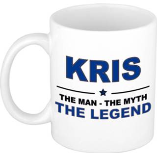 Koffiemok mannen Namen / theebeker Kris The man, myth legend 300 ml