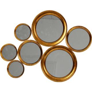 👉 Spiegel goud metaal active Object Circles Gold 4030673446016