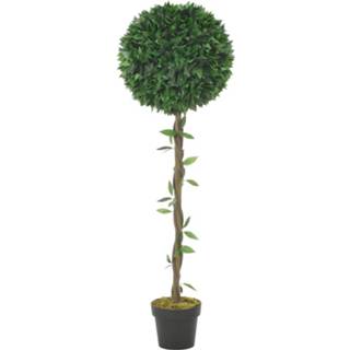 👉 Kunstplant met pot laurierboom 130 cm groen