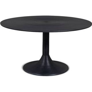 👉 Salontafel zwart aluminium active Bold Monkey Hypnotising Round Black 8718548048355