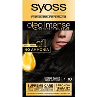 👉 3x Syoss Oleo Intense 1-10 Intens Zwart Haarverf