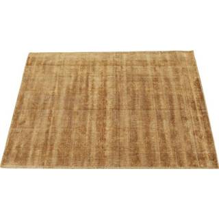 👉 Vloerkleed bruin polyester effen active Kare Runway Brown 170x240 cm 4025621524090