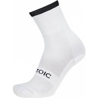 Sock uniseks wit grijs Stoic - Roadbike Socks Fietssokken maat 45-47, grijs/wit 8025601149301