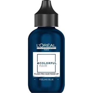 👉 Blauw active L'Oréal Colorful Hair Flash Pro Make-Up 60ml Feeling Blue 3474636640119