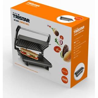 👉 Tristar GR-2650 Contactgrill Zwart/RVS 700W