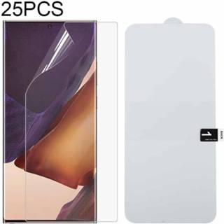 👉 Screenprotector active Voor Samsung Galaxy Note20 Ultra 25 PCS Full Screen Protector Explosieveilige Hydrogel Film