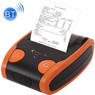 👉 QS-5806 draagbare 58 mm Bluetooth POS-bonprinter (oranje)