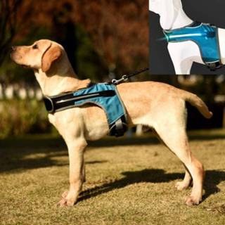 👉 Touw l active K-vormige lichtgevende LED-harnas voor honden zonder touw, maat: (meerblauw met licht)