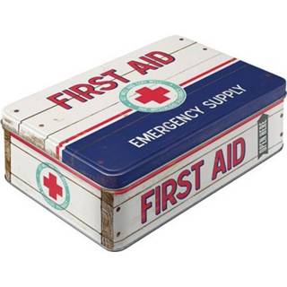 👉 Metaal multikleur Tinnen First Aid Doosje 8718758882503
