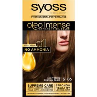 👉 3x Syoss Oleo Intense 5-86 Lichtbruin Haarverf