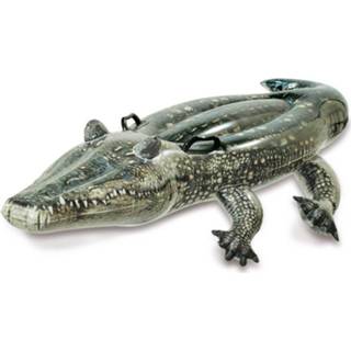 👉 Kinderen Intex opblaasbare realistische krokodil 170 cm ride-on speelgoed