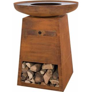 👉 Vuurtafel bruin staal houtskool barbecues Redfire: Orion Classic BBQ - Rust 8718801857793