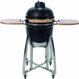 👉 Zwart keramische houtskool barbecues BBGrill: Kamado Barbecue ø46,5 cm - 8718801855294