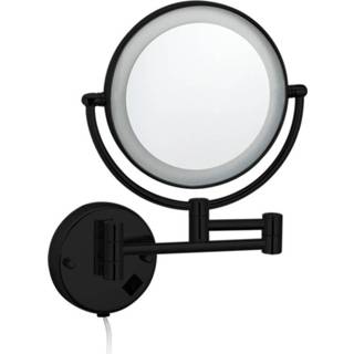 👉 Cosmeticaspiegel zwart active Best Design Nero ronde met LED mat 8719323063464