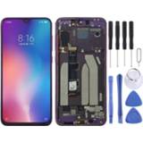 👉 Lcd-scherm en digitizer volledige montage met frame voor Xiaomi Mi 9 SE (paars)