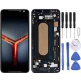 👉 Digitizer zwart active Lcd-scherm en volledige montage met frame voor Asus ROG Phone II ZS660KL (zwart) 6922096821144