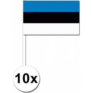 👉 Vlag active 10 zwaaivlaggetjes Estlandse