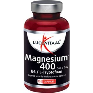 👉 Magnesium active 3x Lucovitaal 400 met l-tryptofaan 120 capsules 6019927568597