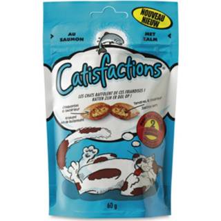 👉 Kattensnoepje active 6x Catisfactions Kattensnoepjes Zalm 60 gr 5998749117767