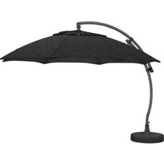 👉 Sungarden parasol Easy Sun XL ø375cm OLEFINE DONKER GROEN + VOET