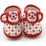 👉 Babyschoenen rode active baby's meisjes 3 STKS Baby Schoenen Dot Lace Soft Sole Prewalker Warm Casual Flats (Rode Ster)